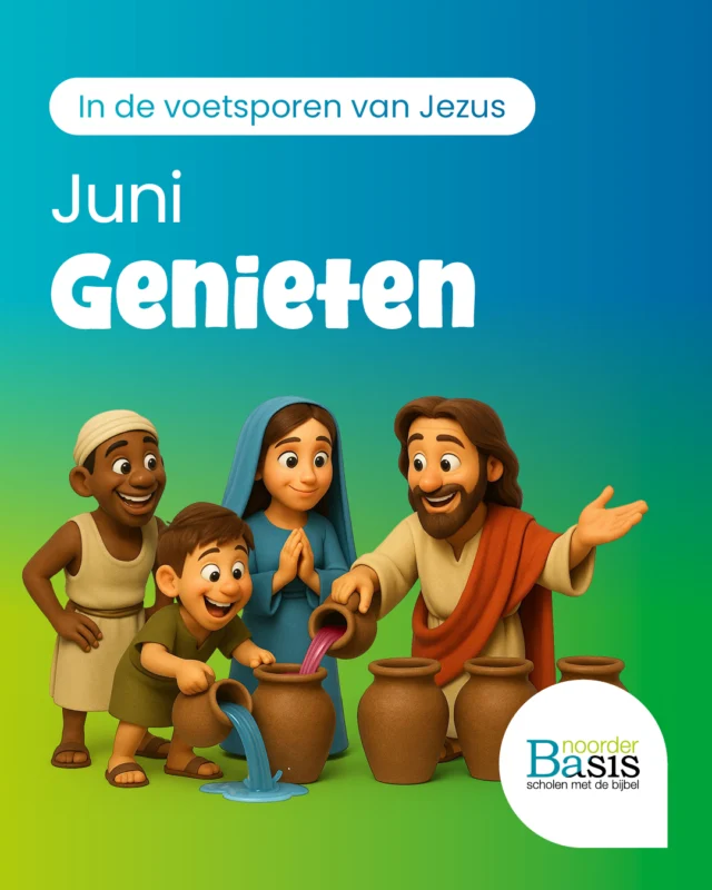 Deze maand gaan we GENIETEN van Gods schepping. God schiep de aarde en de mensen om er samen met Hem van te genieten. Jezus verandert de slechte wereld na de zondeval en begint een nieuwe wereld door aan het kruis te sterven. Die nieuwe wereld is er nu al. Maar het wordt nog veel mooier als de nieuwe hemel en de nieuwe aarde komen. Wat kunnen we daar naar uitzien!